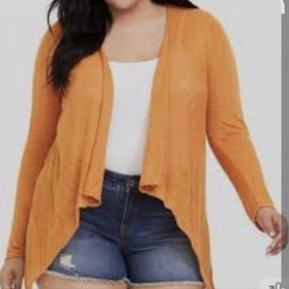 Torrid Vibrant Orange Women's Cardigan